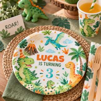 Assiette de fête d'anniversaire personnalisée pour