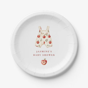 Assiette de Fête de Bébé Pomme de Nos Yeux Combina