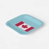 Assiette de fête de la fête du Canada (Angulaire)