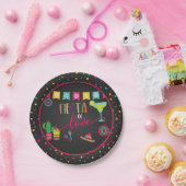 Assiette de fête de mariage Fiesta de l'amour (Fête)