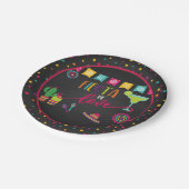 Assiette de fête de mariage Fiesta of Love (Angle)