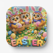 assiette de fête de Pâques rex hoot (Recto)