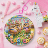 assiette de fête de Pâques rex hoot (Fête)
