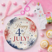 Assiette de fête du 4 juillet (Fête)