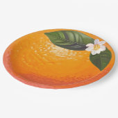 Assiette de fête Fleur d'Orange (Angle)