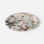 Assiette de fête florale LoveBird (Angle)