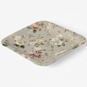Assiette de fête florale LoveBird (Angulaire)