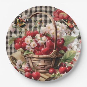 Assiette de fête fraîche de la campagne