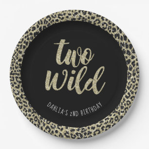 Assiette de fête léopard Two Wild