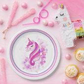 Assiette de fête Licorne (Fête)