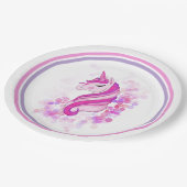 Assiette de fête Licorne (Angle)
