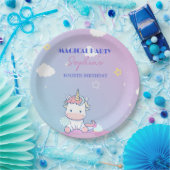 Assiette de fête Licorne Starlight (Fête)