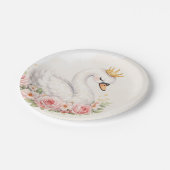 Assiette de fête One Sweet Swan (Angle)