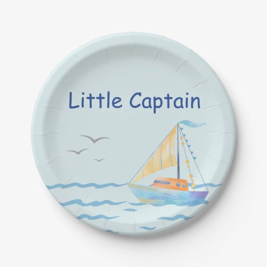 Assiette de fête Petit Capitaine (Devant)