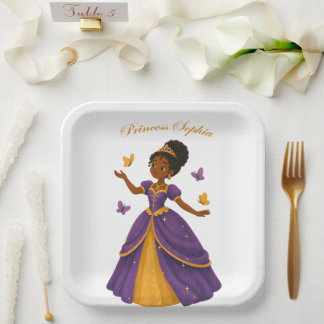 Assiette de fête princesse