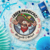 Assiette de Fournitures de Fête Buen Provecho Pers (Fête)