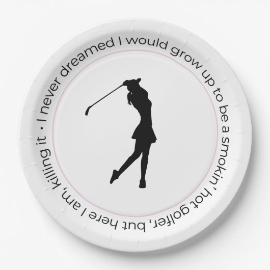 Assiette de golf pour femme (Devant)