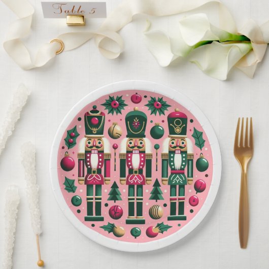 Assiette de Noël Casse-Noisette (Mariage)