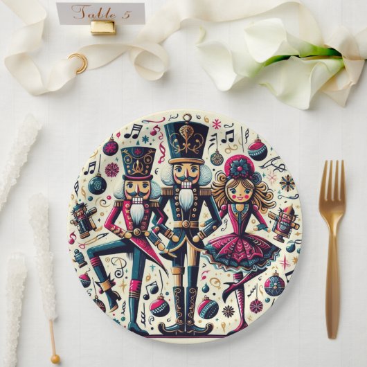 Assiette de Noël Casse-Noisette (Mariage)