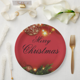 Assiette de Noël de Père Noël mignon – Cadeau de v