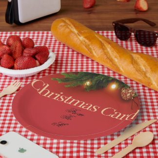 Assiette de Noël de Père Noël mignon – Cadeau de v