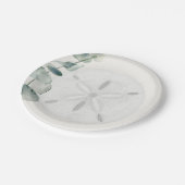 Assiette de papier mariage Eucalyptus et Dollar de (Angle)