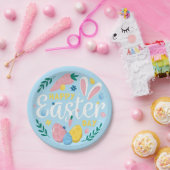 Assiette de Pâques mignonne – Lapin de printemps e (Fête)