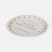 Assiette de présentation personnalisée de 18 cm po (Angle)