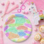 assiette de service blanche simple (Fête)