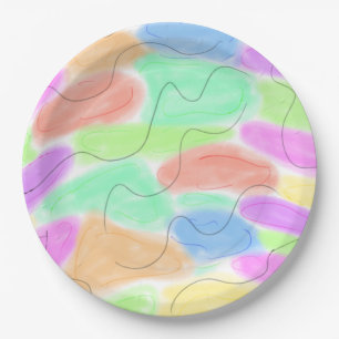 assiette de service blanche simple