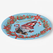 Assiette de vacances Gnome Bon Appétit (Angle)