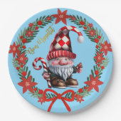 Assiette de vacances Gnome Bon Appétit (Devant)