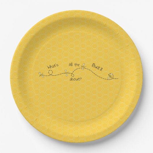 Assiette décorative "Qu'est-ce que c'est que tout (Devant)