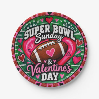 Assiette du Super Bowl pour la Saint-Valentin