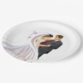 Assiette en carton (Angle)