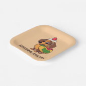 Assiette en carton (Angulaire)