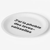 Assiette en carton anti lave-vaisselle (Angle)
