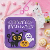 Assiette en carton-Halloween (Fête)