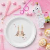 Assiette en carton petit lapin (Fête)