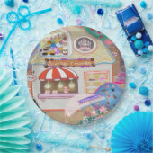 Assiette en carton pour les quotidiens et les évén (Fête)