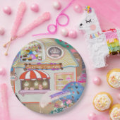 Assiette en carton pour les quotidiens et les évén (Fête)