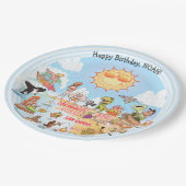 Assiette en carton SoCal (Angle)