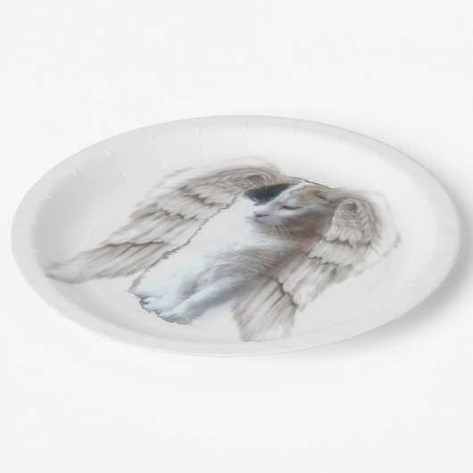 Assiette en grand papier de l'angle de pots (Angle)