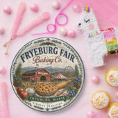 Assiette en melamine Fryeburg Fair Baking Co. Main (Fête)