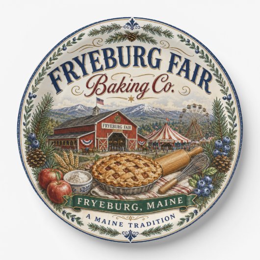 Assiette en melamine Fryeburg Fair Baking Co. Main (Devant)