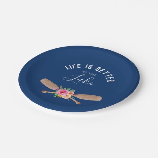 Assiette en Papier. (Angle)