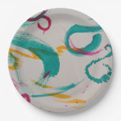 Assiette en Papier. (Devant)