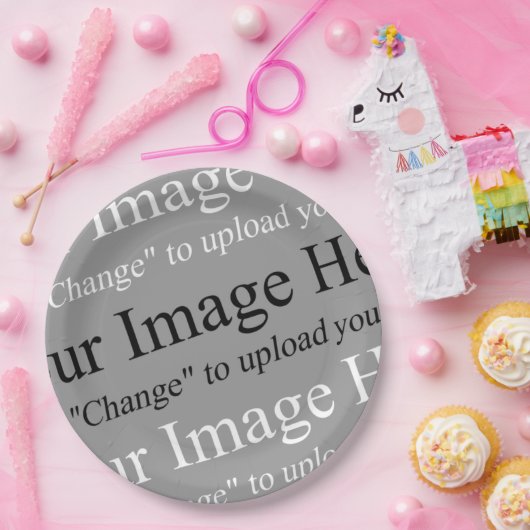 Assiette en Papier. (Fête)