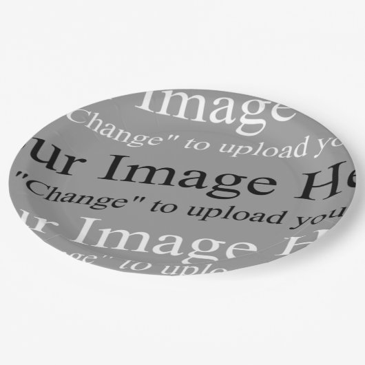 Assiette en Papier. (Angle)