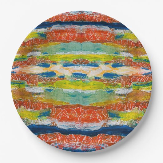 Assiette en Papier. (Devant)